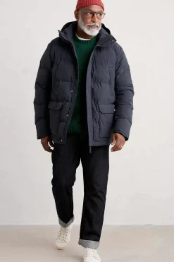 Seasalt Cornwall Coats & Jackets<Men's Gatekeeper Waterproof Puffer Coat Inkwell