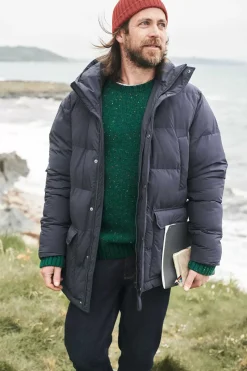 Seasalt Cornwall Coats & Jackets<Men's Gatekeeper Waterproof Puffer Coat Inkwell