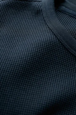 Seasalt Cornwall Tops & T-Shirts<Men's Jackline Waffle Jersey Top Inkwell