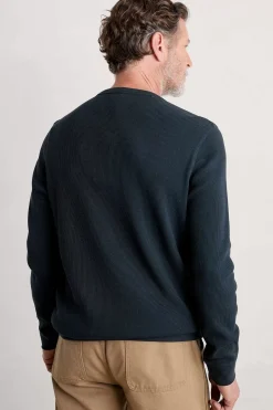 Seasalt Cornwall Tops & T-Shirts<Men's Jackline Waffle Jersey Top Inkwell