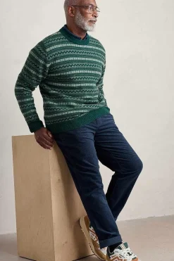 Seasalt Cornwall Knitwear<Men's Layline Fair Isle Jumper Cockles Multi