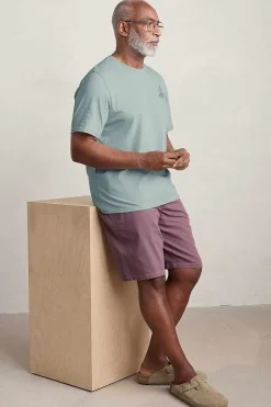 Seasalt Cornwall Tops & T-Shirts<Men's Loggerhead Organic Cotton T-Shirt Boat Drawing Eggshell