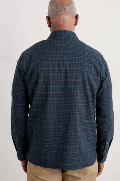 Seasalt Cornwall Tops & T-Shirts<Men's Organic Cotton Thomas Street Shirt Stippler Sea Cave
