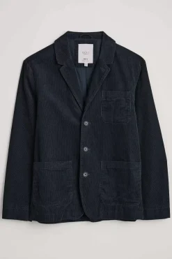 Seasalt Cornwall Coats & Jackets<Men's Plantsman Cord Blazer Inkwell