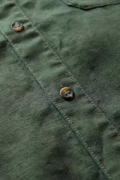 Seasalt Cornwall Shirts<Men's Porlock Linen Shirt Dark Balsam