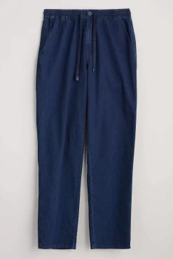 Seasalt Cornwall Trousers & Shorts<Men's Riggerman Trousers Dark Indigo