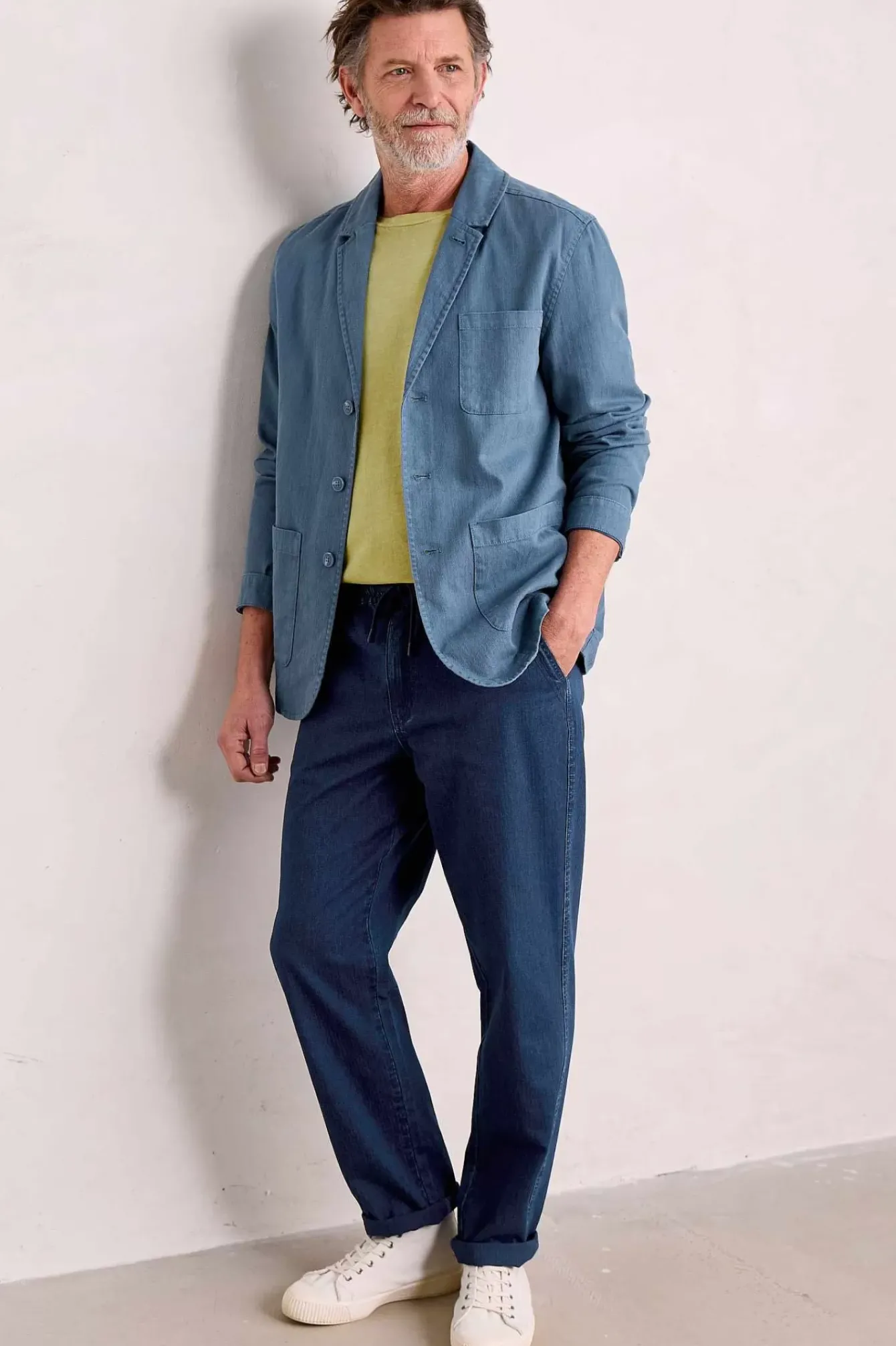 Seasalt Cornwall Trousers & Shorts<Men's Riggerman Trousers Dark Indigo