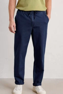Seasalt Cornwall Trousers & Shorts<Men's Riggerman Trousers Dark Indigo