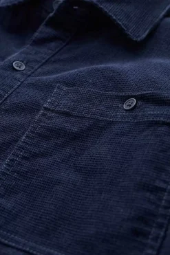 Seasalt Cornwall Shirts<Men's Ropemaker Waffle Cord Overshirt Maritime