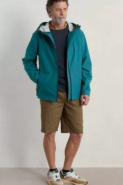 Seasalt Cornwall Coats & Jackets<Men's Sailing Time Lightweight Waterproof Jacket Lake