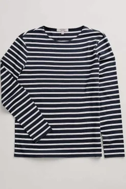 Seasalt Cornwall 2 Mix & Match<Men's Sailor Shirt (Gots) Breton Inkwell Chalk