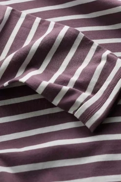 Seasalt Cornwall 2 Mix & Match<Men's Sailor Shirt With Crew Neck (Gots) Breton Mallow Chalk