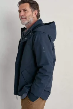 Seasalt Cornwall Coats & Jackets<Men's Sea Edge Waterproof Coat Squid Ink
