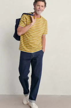 Seasalt Cornwall 2 Mix & Match<Men's Seven Seas Sailor Tee (Gots) Upside Brimstone