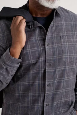 Seasalt Cornwall Tops & T-Shirts<Men's Shoreman Cord Shirt Honesty Steel