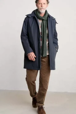 Seasalt Cornwall Coats & Jackets<Men's Stone Wave Waterproof Coat Inkwell