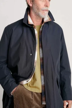 Seasalt Cornwall Coats & Jackets<Men's Stone Wave Waterproof Coat Inkwell