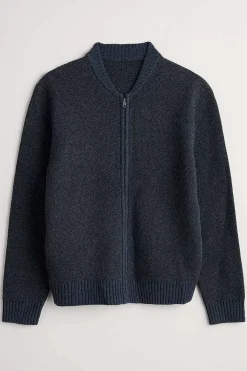 Seasalt Cornwall Knitwear<Men's Thresher Knitted Cardigan Matchbook Sea Cave