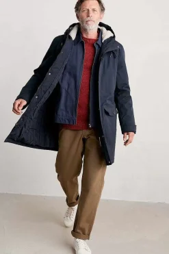 Seasalt Cornwall Coats & Jackets<Men's Tidesman Waterproof Coat Maritime