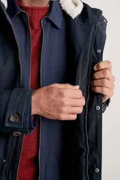 Seasalt Cornwall Coats & Jackets<Men's Tidesman Waterproof Coat Maritime