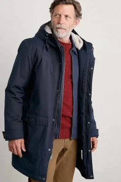 Seasalt Cornwall Coats & Jackets<Men's Tidesman Waterproof Coat Maritime