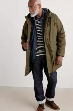 Seasalt Cornwall Coats & Jackets<Men's Tin Coast Waterproof 3 In 1 Coat Rich Olive