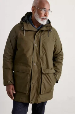 Seasalt Cornwall Coats & Jackets<Men's Tin Coast Waterproof 3 In 1 Coat Rich Olive
