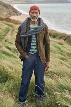 Seasalt Cornwall Coats & Jackets<Men's Towen Organic Cotton Blazer Seagrass