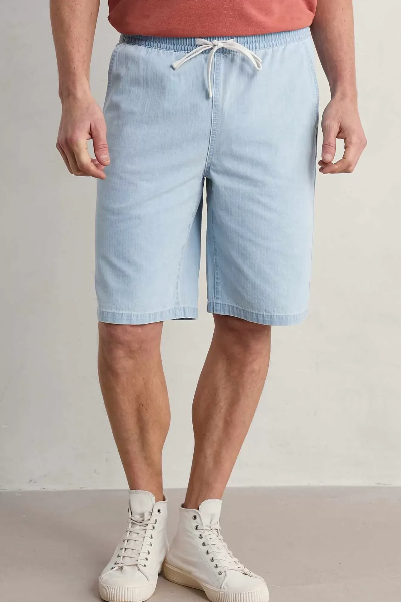 Seasalt Cornwall Trousers & Shorts<Men's Weaverman Shorts Light Indigo Wash