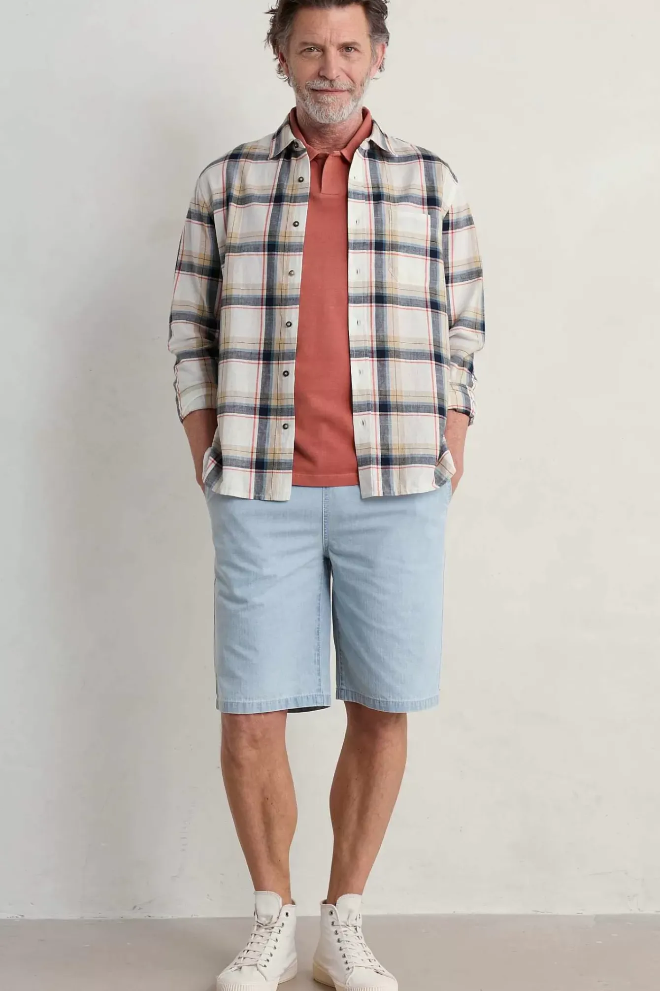 Seasalt Cornwall Trousers & Shorts<Men's Weaverman Shorts Light Indigo Wash