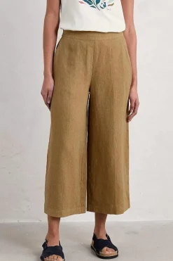 Seasalt Cornwall Trousers & Shorts<Merrivale Linen Culottes Sand Dune