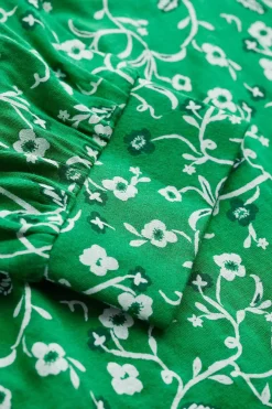 Seasalt Cornwall Tops<Misty Sky Organic Cotton Shirt Twirling Vines Island