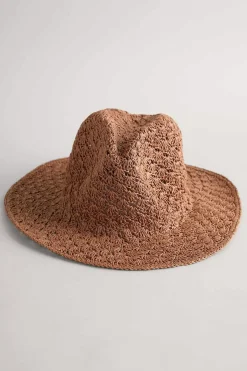 Seasalt Cornwall Hats<Ocean Sky Paper Crochet Hat Basket