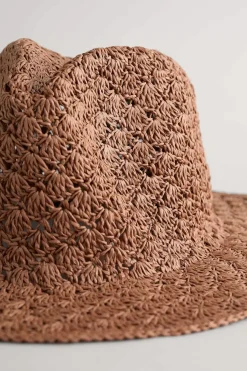 Seasalt Cornwall Hats<Ocean Sky Paper Crochet Hat Basket