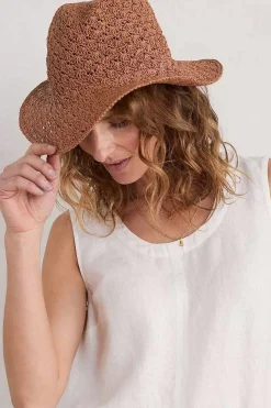 Seasalt Cornwall Hats<Ocean Sky Paper Crochet Hat Basket