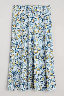 Seasalt Cornwall Skirts<Orchard Jersey Skirt Hedging Marks Saltwater