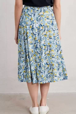 Seasalt Cornwall Skirts<Orchard Jersey Skirt Hedging Marks Saltwater