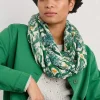 Seasalt Cornwall Scarves & Shawls<Pretty Circle Scarf Wetland Check Wreckage
