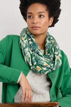 Seasalt Cornwall Scarves & Shawls<Pretty Circle Scarf Wetland Check Wreckage