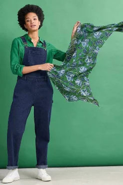 Seasalt Cornwall Scarves & Shawls<Pretty Printed Scarf Cyclamen Island