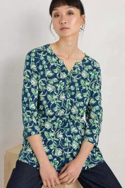 Seasalt Cornwall Tops<Risso Jersey Top Cyclamen Marine