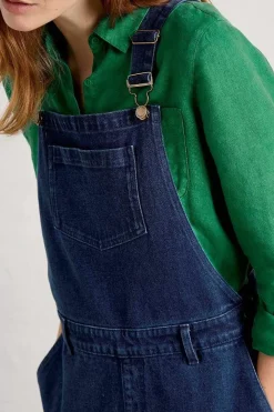 Seasalt Cornwall Trousers & Shorts<Rock Arch Dungarees Marine Overdye Tide