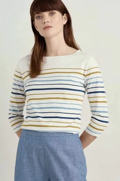 Seasalt Cornwall Tops<Sailor Top (Gots) Falmouth Tri Shore Marine