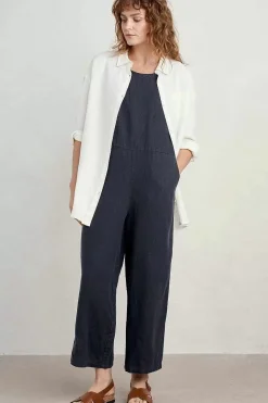 Seasalt Cornwall Trousers & Shorts<Salt Air Linen Jumpsuit Maritime