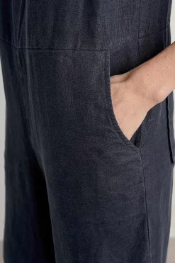 Seasalt Cornwall Trousers & Shorts<Salt Air Linen Jumpsuit Maritime