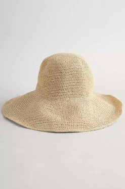 Seasalt Cornwall Hats<Sculpture Garden Wide Brim Sunhat Light Natural
