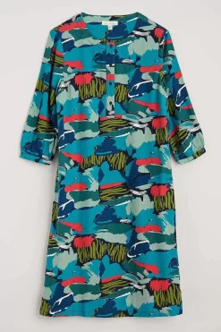 Seasalt Cornwall Dresses<Sea Call A-Line Dress Painted Marsh Maritime