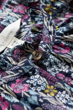 Seasalt Cornwall Tops<Sea Flow Printed Top Floral Moor Maritime