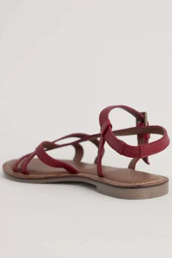 Seasalt Cornwall Sandals<Sea Step Strappy Leather Sandals Mainsail