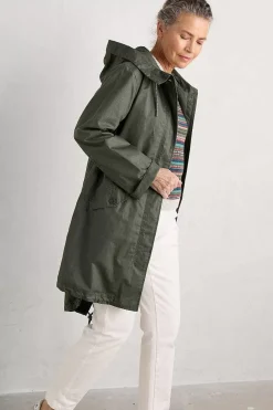 Seasalt Cornwall Coats & Jackets<Seafaring Waterproof Coat Trellis